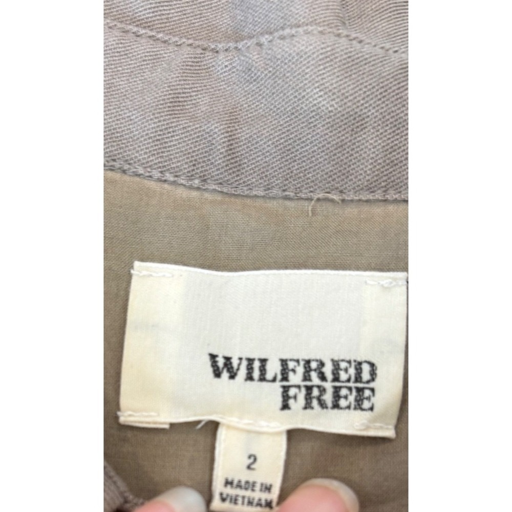 NWOT Aritzia Wilfred Free taupe long sleeve boiler suit jumpsuit womens' size 2 - Picture 10 of 12